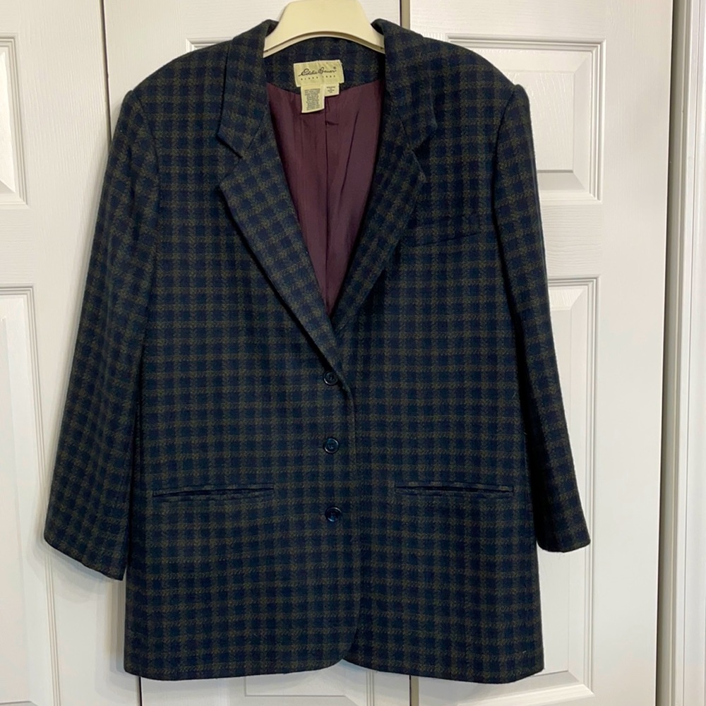 Eddie Bauer wool Blazer